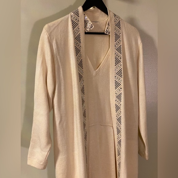 St John 2 piece Cream Dress Set - Picture 2 of 13